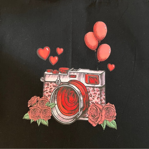 Reusable 100% Cotton Gift Tote Bag with Graphic for Women - Picture 4 of 4